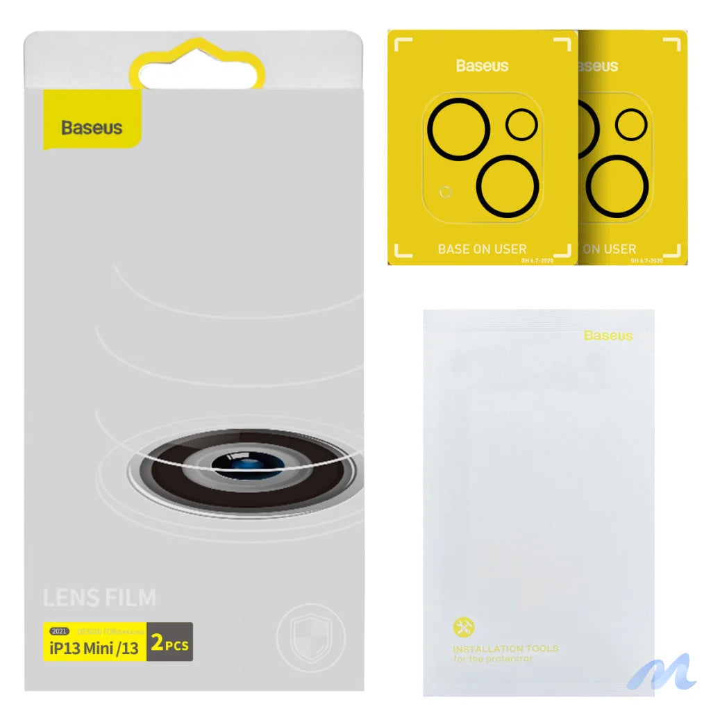 Baseus Camera Lens Film for iPhone 13/13 Mini (2pcs)
