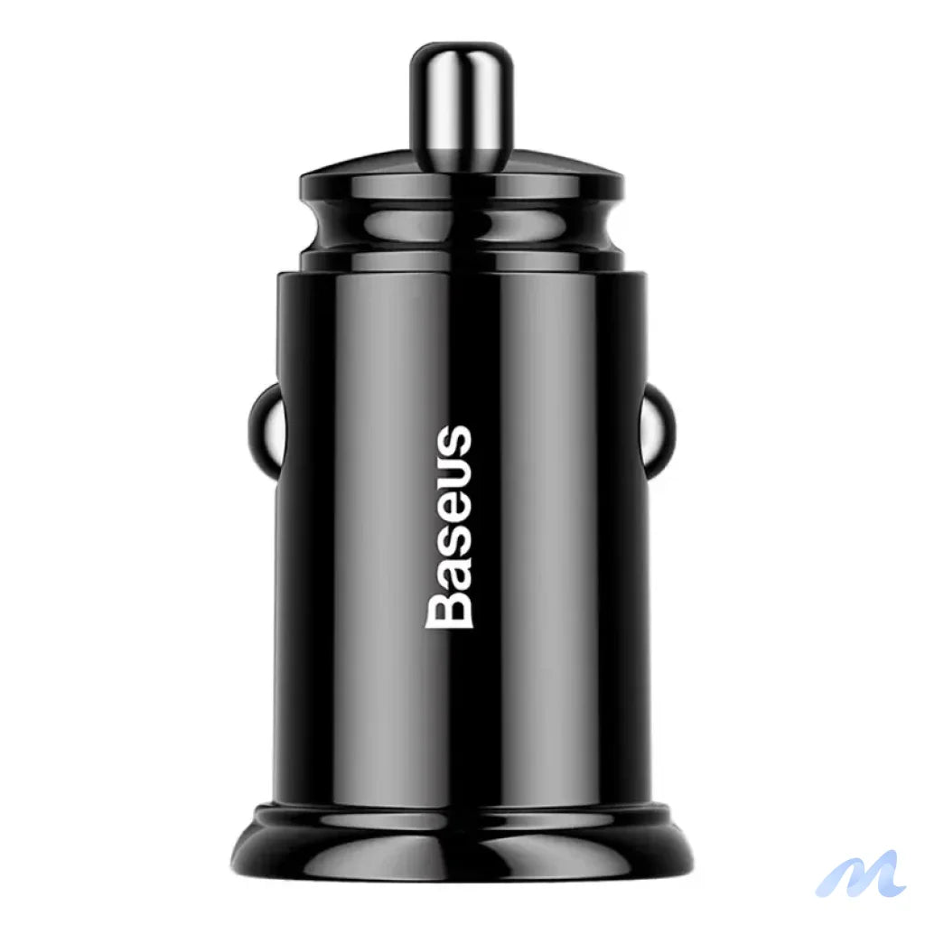 Baseus Circular 2xUSB QC3.0 5A 30W car charger (black)