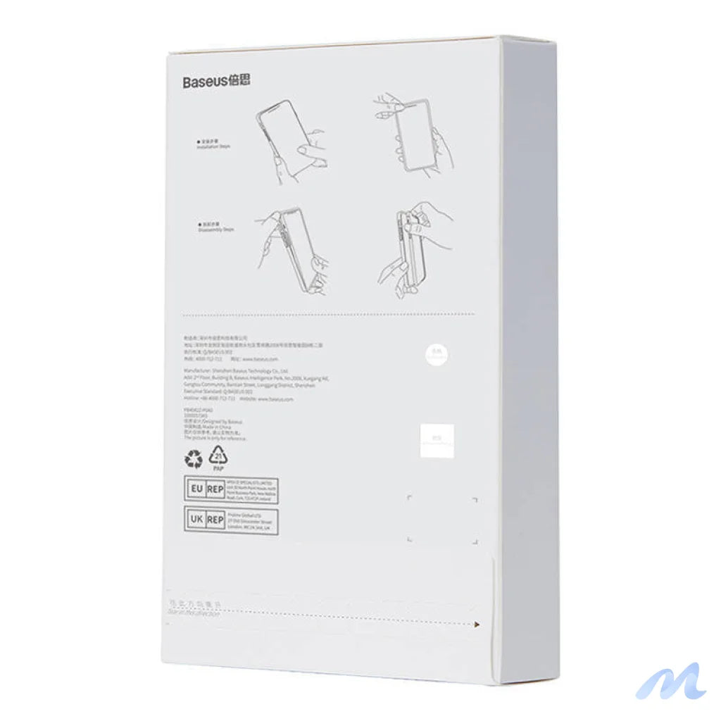 Baseus Crystal Series Magnetic Case for iPhone 14 Plus + tempered glass