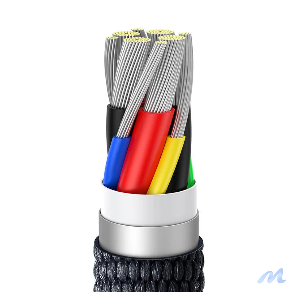 Baseus Crystal Shine cable USB-C to USB-C, 100W, 1.2m (black)