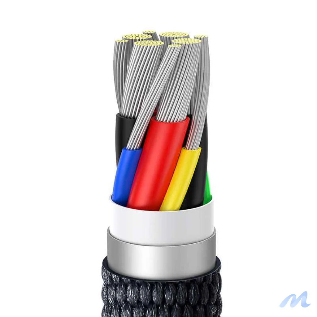 Baseus Crystal Shine cable USB-C to USB-C, 100W, 1.2m (black)