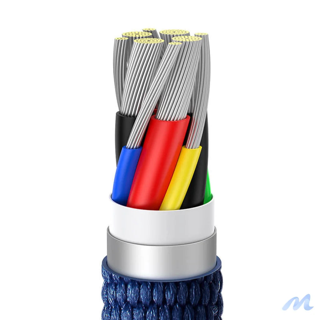 Baseus Crystal Shine cable USB-C to USB-C, 100W, 1.2m (blue)