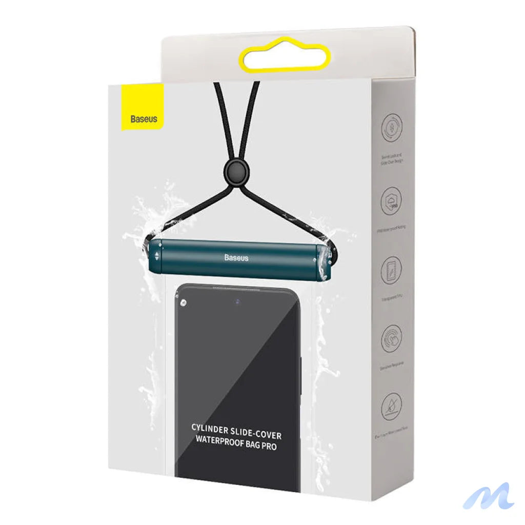 Baseus Cylinder Slide-cover waterproof smartphone bag (blue)
