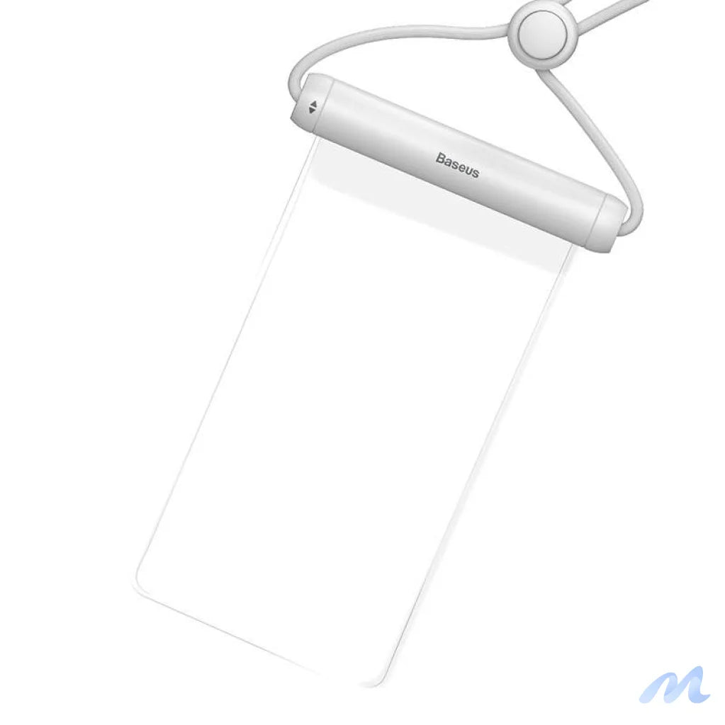 Baseus Cylinder Slide-cover waterproof smartphone bag (white)