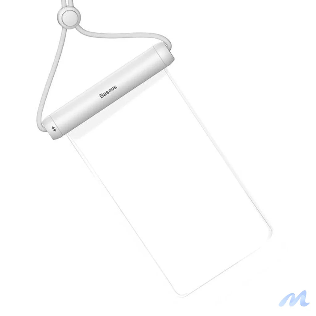 Baseus Cylinder Slide-cover waterproof smartphone bag (white)