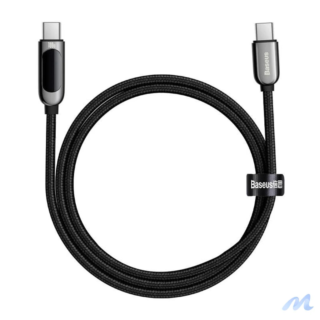 Baseus Display Cable USB-C to Type-C 100W 1m (black)
