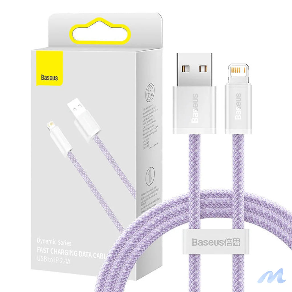 Baseus Dynamic cable USB to Lightning, 2.4A, 1m (purple)