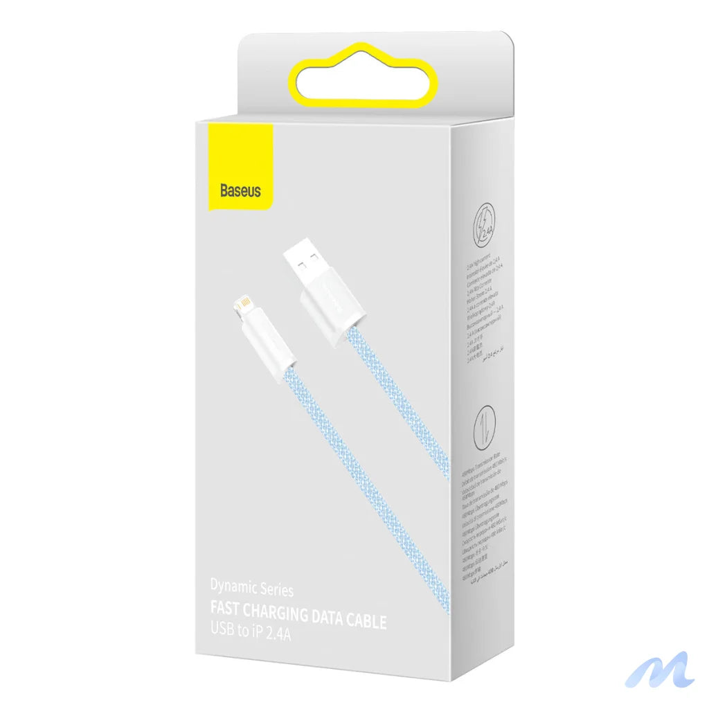 Baseus Dynamic cable USB to Lightning, 2.4A, 2m (blue)