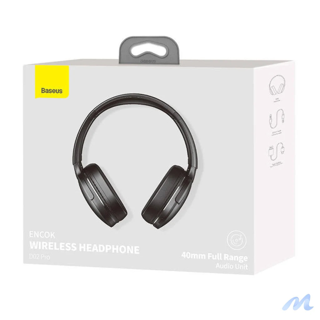Baseus Encok Wireless headphone D02 Pro (black)