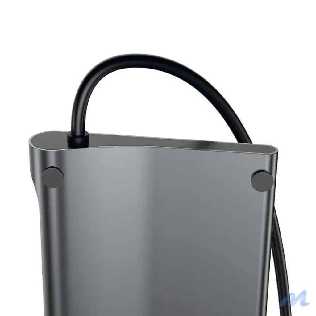 Baseus Enjoyment Series Multi-functional Type-C intelligent HD HUB(PD/HD4K*2/VGA/RJ45/SD/TF/USB*3/Audio*1/Stand)Dark gray