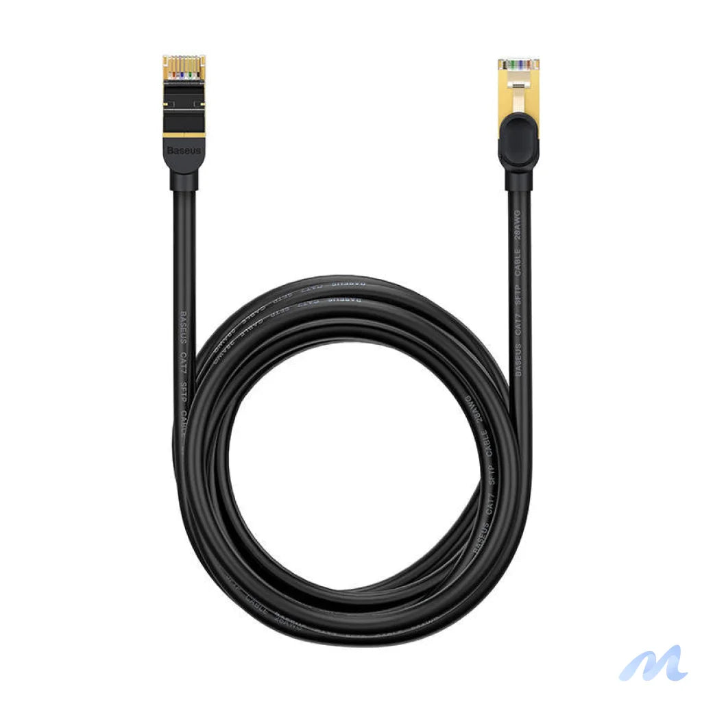 Baseus Ethernet RJ45, 10Gbps, 5m network cable (black)