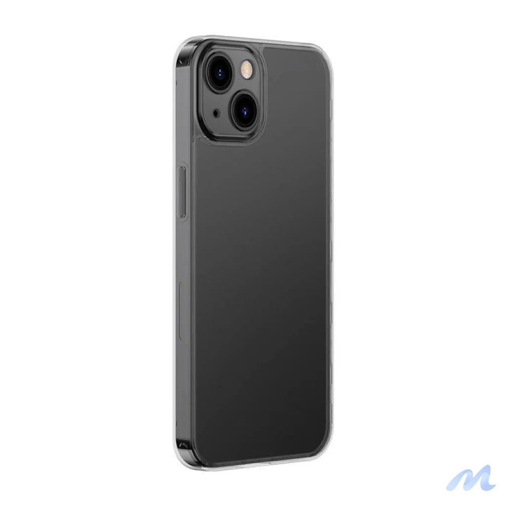 Baseus Frosted Glass Case for iPhone 13 Pro (black) + tempered glass