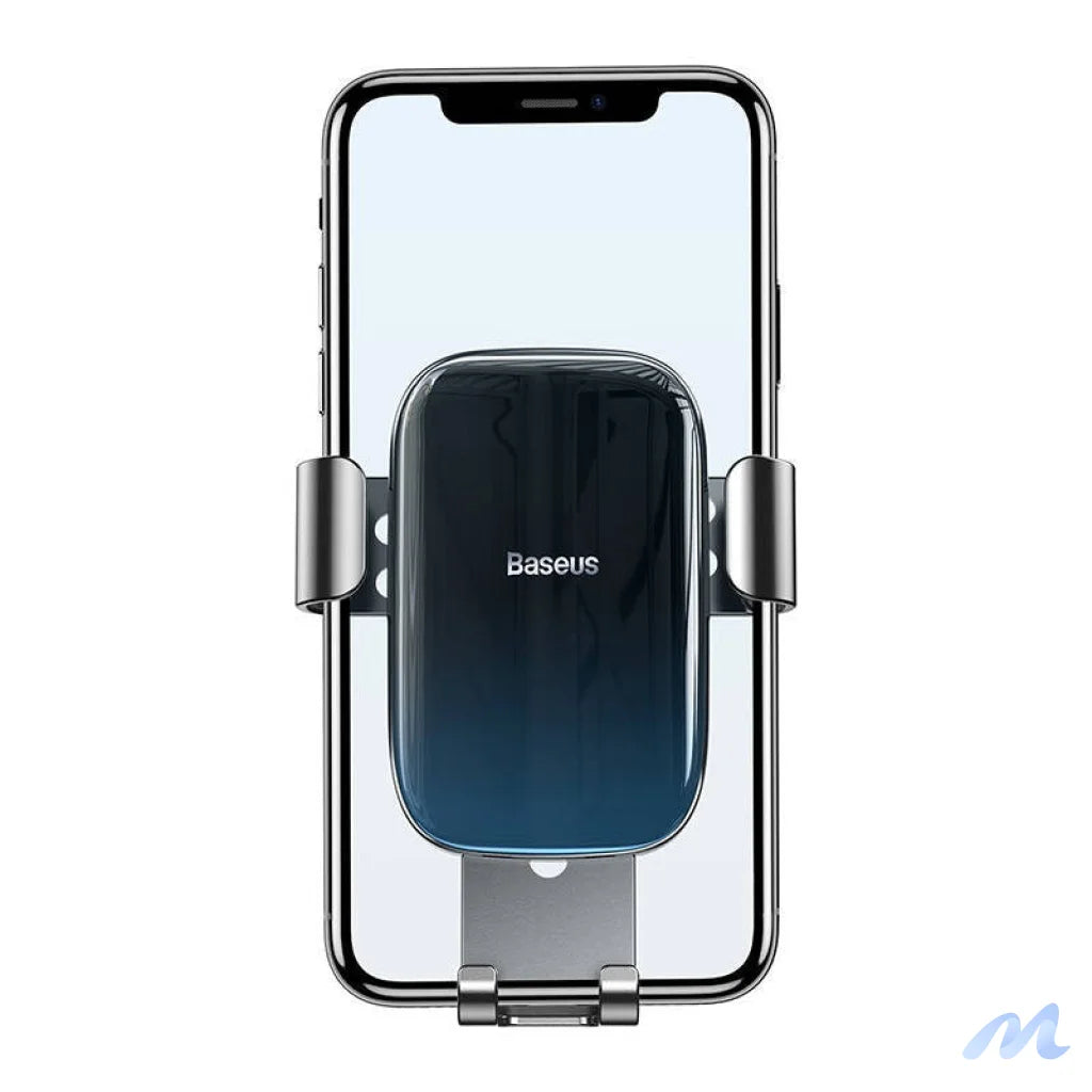 Baseus Glaze gravitational car holder for ventilation grid, aluminum (black)