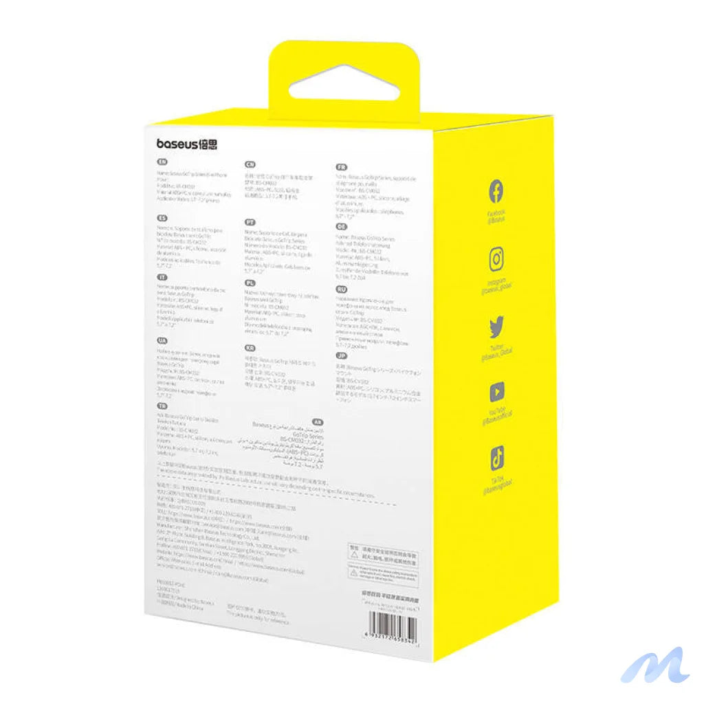 Baseus GoTrip bike mount for phone (black)