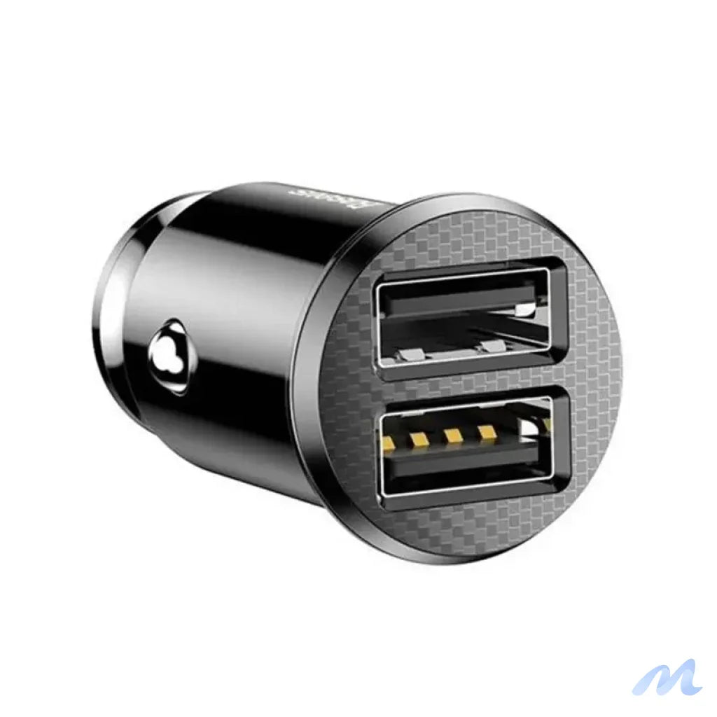 Baseus Grain Car Charger 2x USB 5V 3.1A (black)