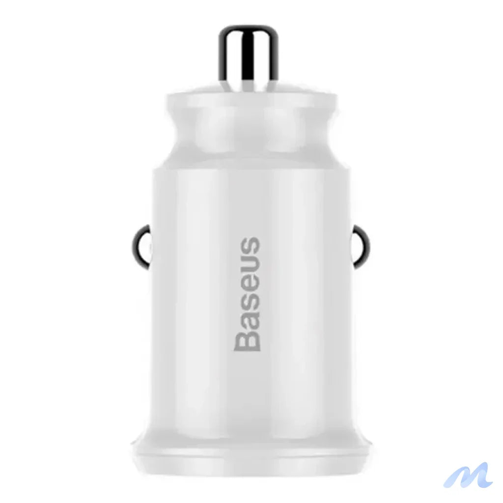 Baseus Grain Car Charger 2x USB 5V 3.1A (white)