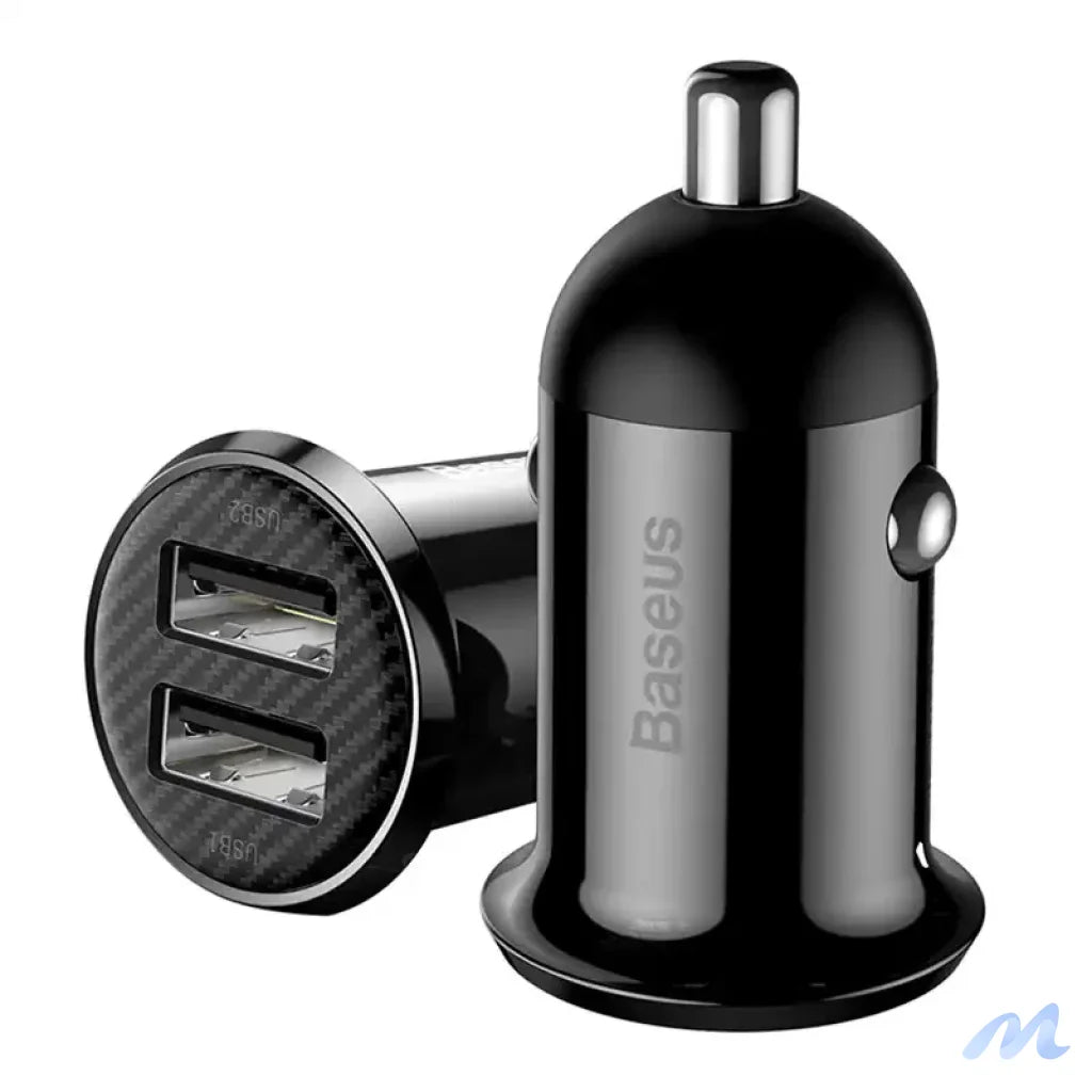 Baseus Grain Pro Car Charger 2x USB 4.8A (black)