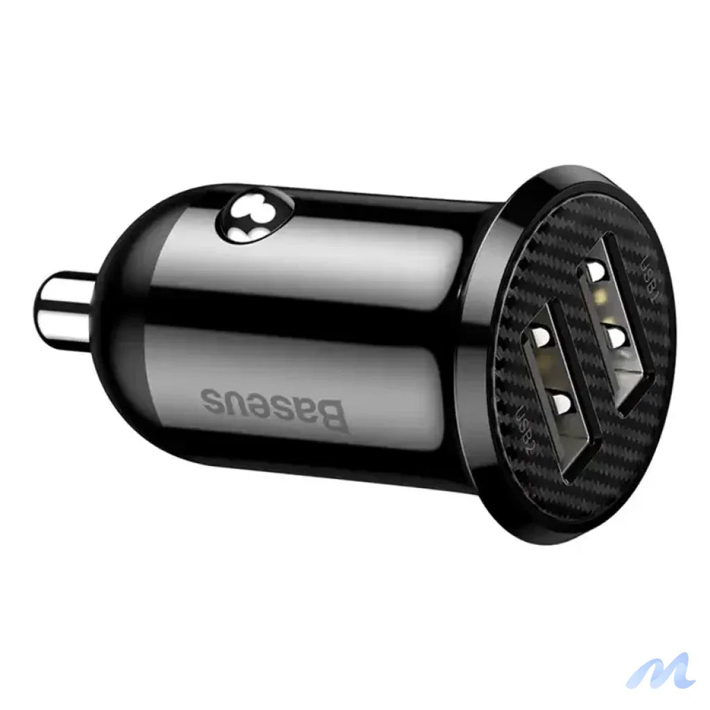 Baseus Grain Pro Car Charger 2x USB 4.8A (black)