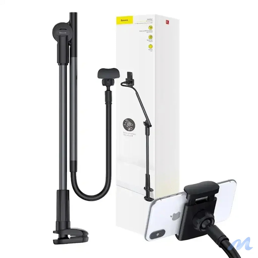 Baseus Handle with clip for smartphone or tablet (gray)