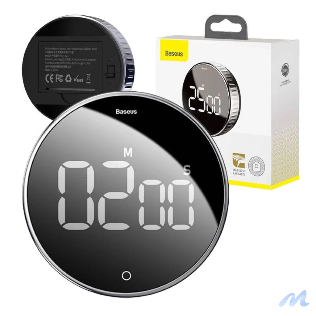 Baseus heyo rotation countdown timer Black