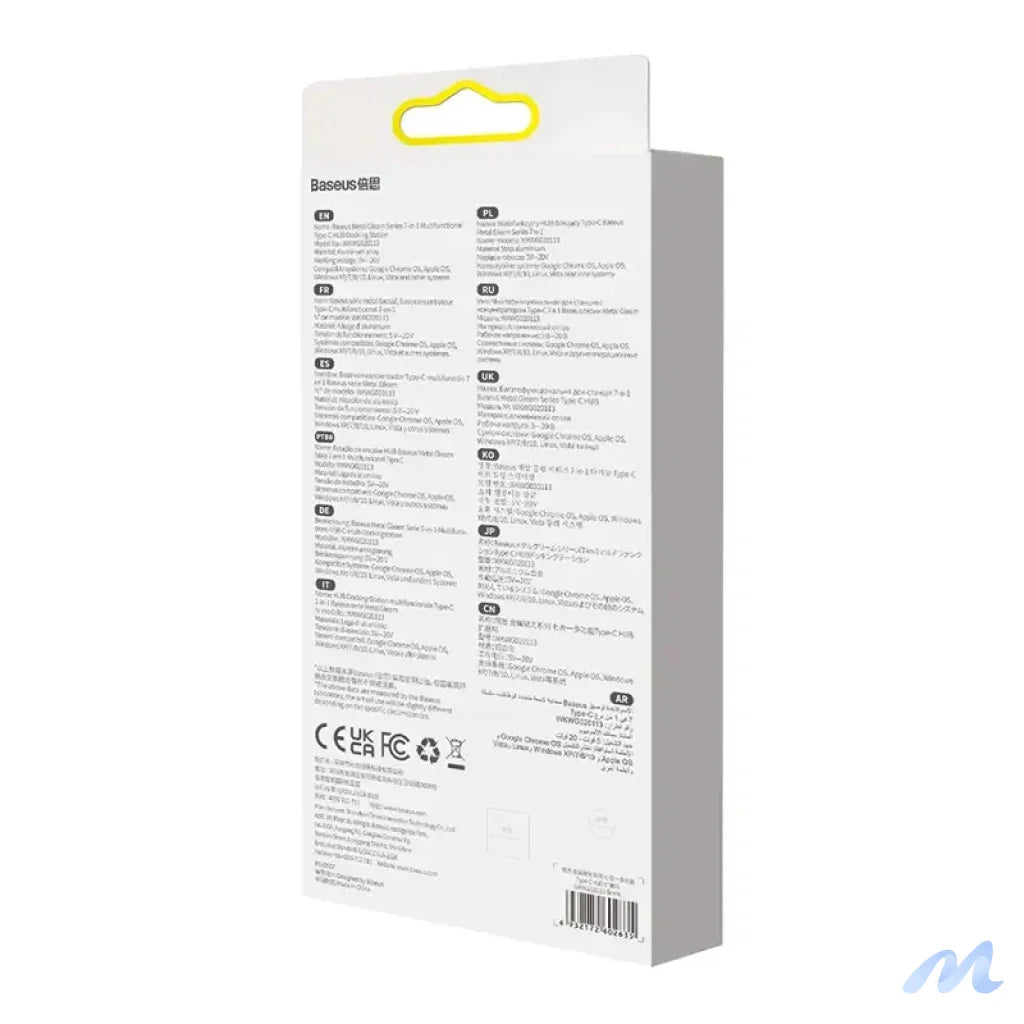 Baseus Hub Adapter 7in1 USB-C to 2x USB 3.0 + HDMI + USB-C PD