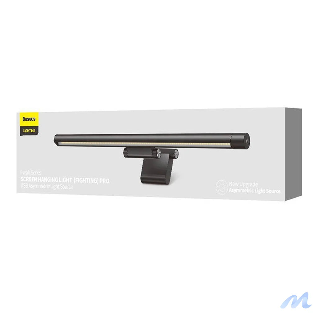 Baseus i-wok Pro series USB stepless dimming screen hanging light (fighting) Black