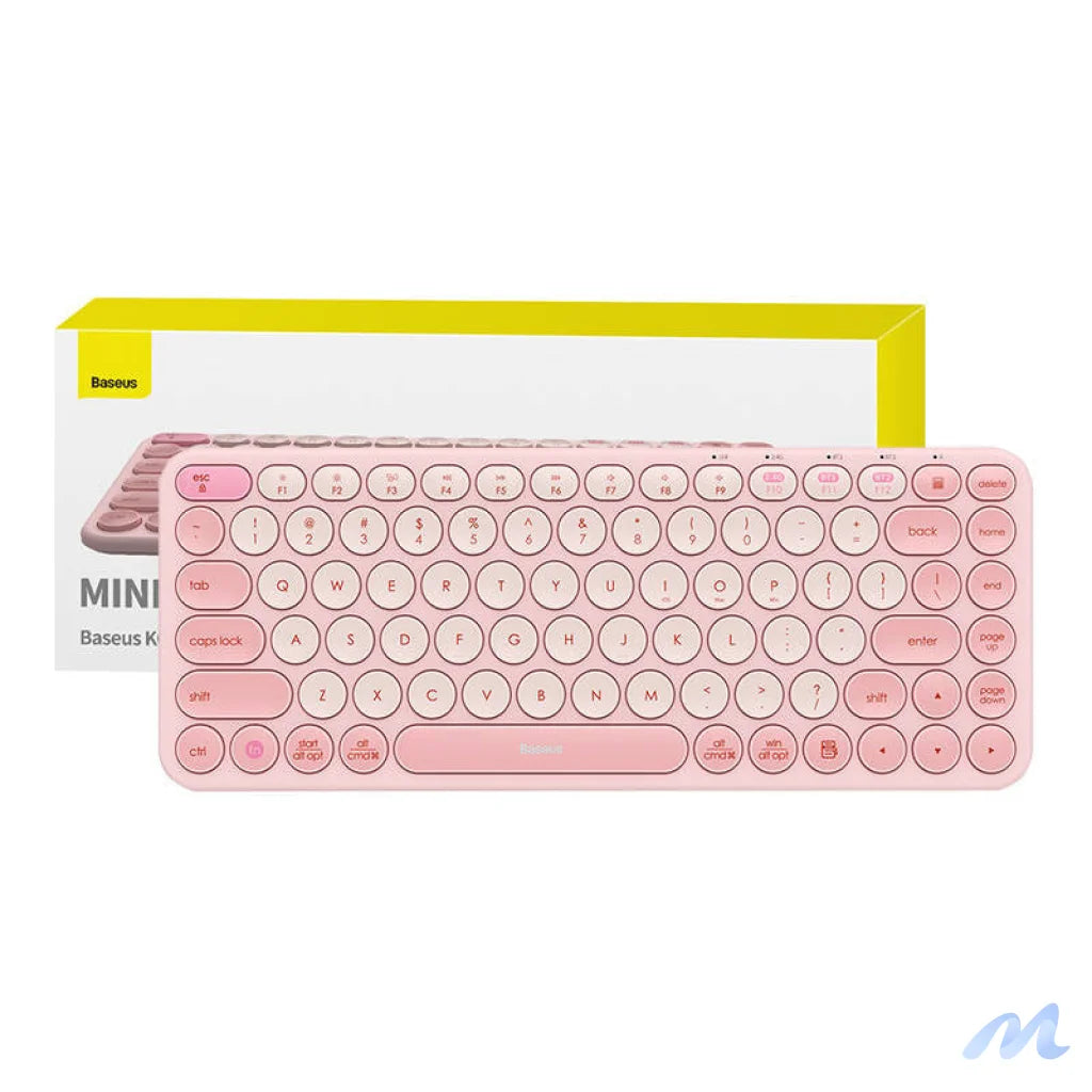 Baseus K01A Wireless Tri-Mode Keyboard Baby Pink