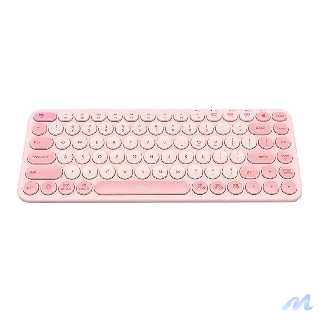 Baseus K01A Wireless Tri-Mode Keyboard Baby Pink