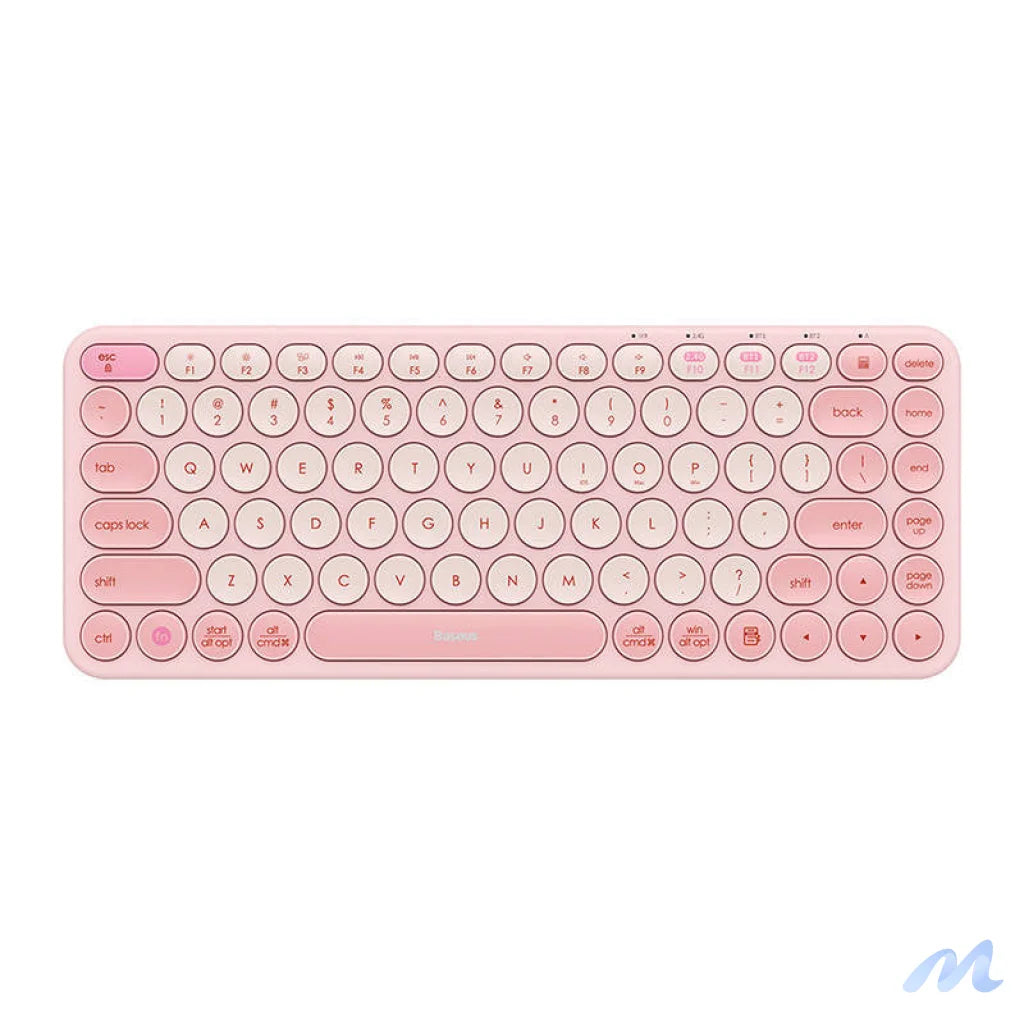 Baseus K01A Wireless Tri-Mode Keyboard Baby Pink