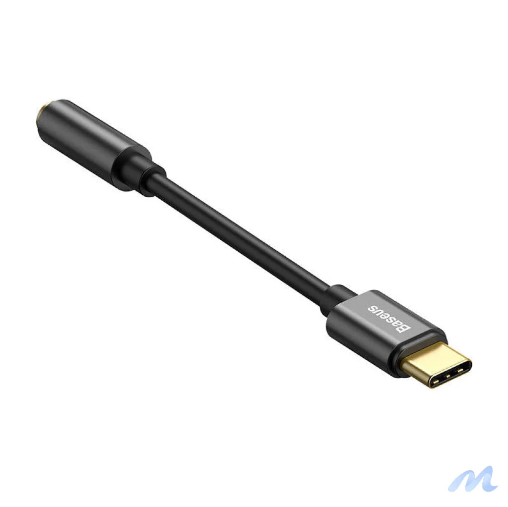 Baseus L54 Audio Adapter USB-C + mini jack 3,5mm (Black)
