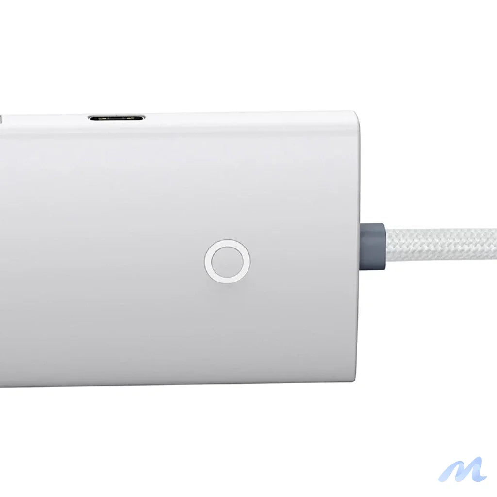 Baseus Lite Series Hub 4in1 USB to 4x USB 3.0, 25cm (White)