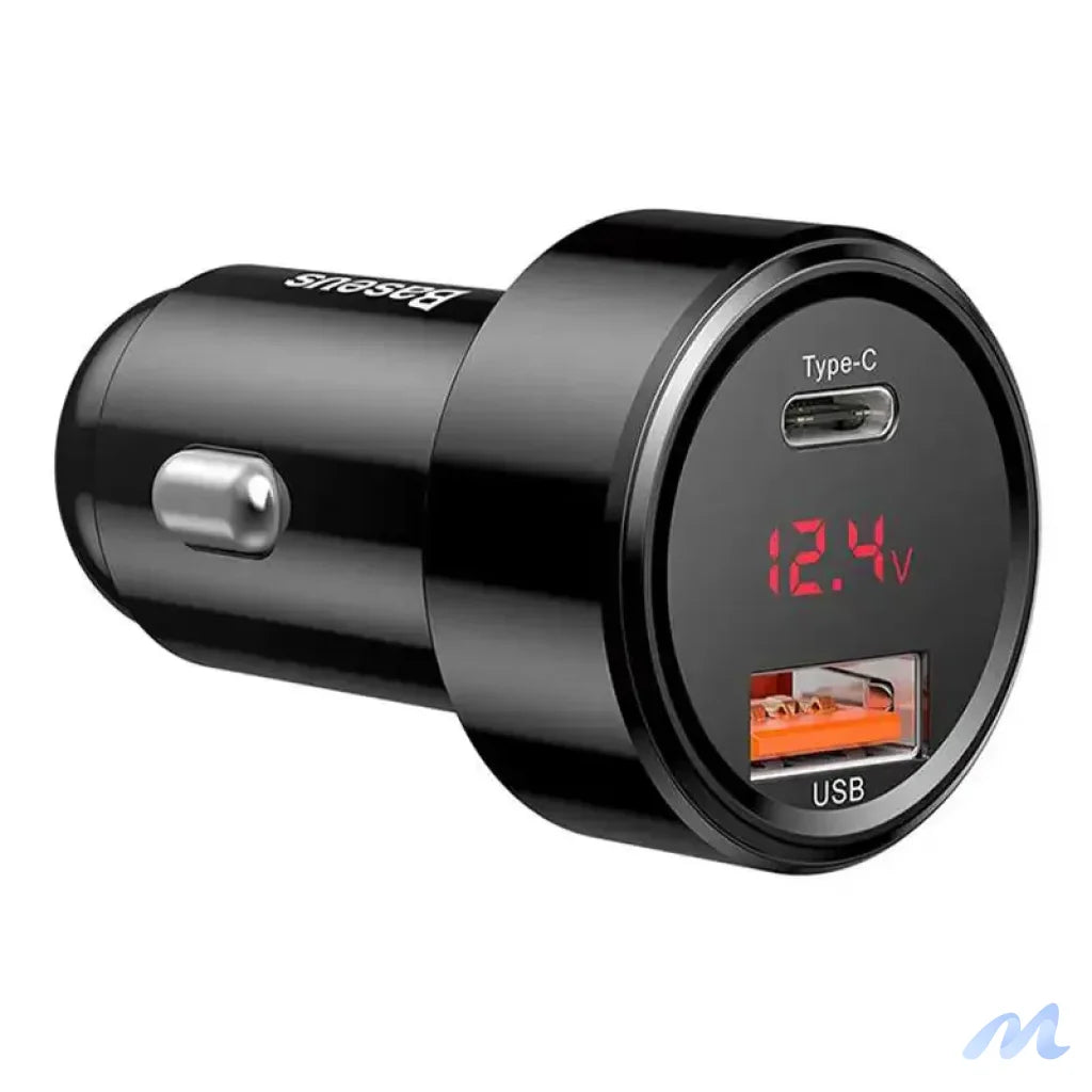 Baseus Magic Car Charger USB + USB-C QC 4.0  PD 45W (black)