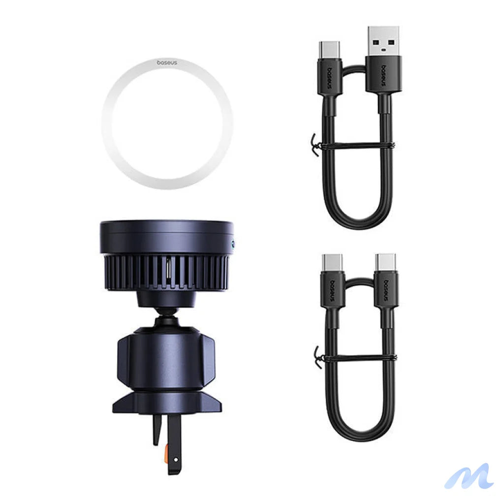 Baseus MagPro car mount with 15W Qi2.0 inductive charger (black)