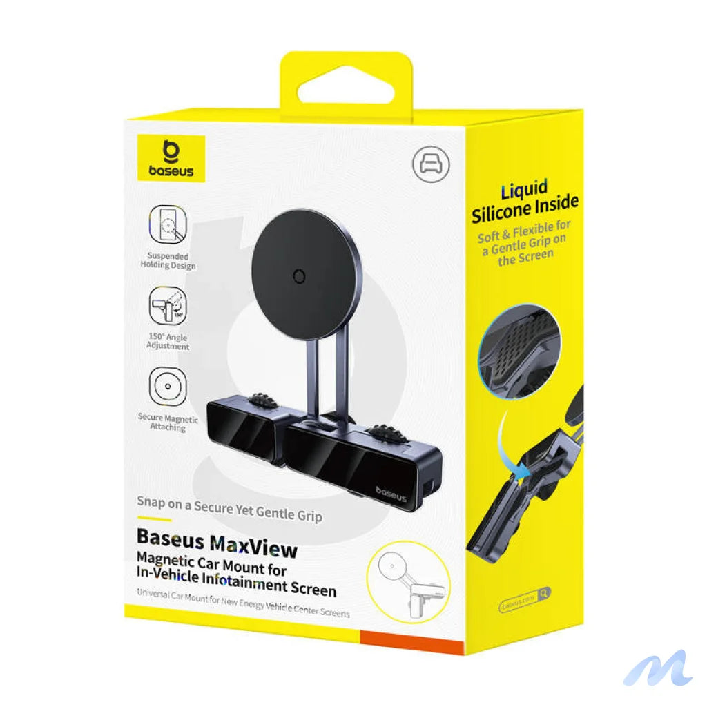 Baseus MaxView magnetic car screen holder (gray)