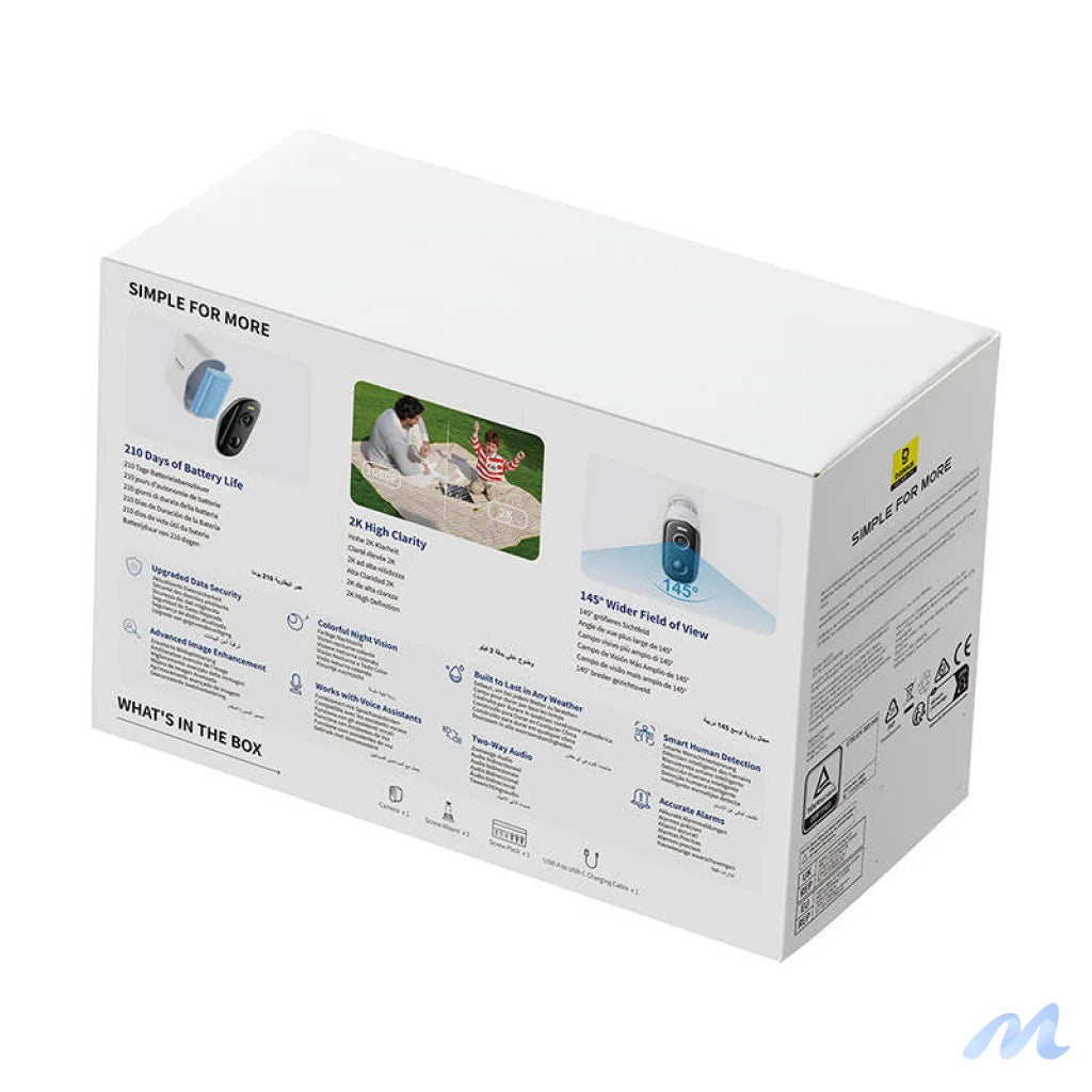 Baseus N1 Outdoor Camera (White)