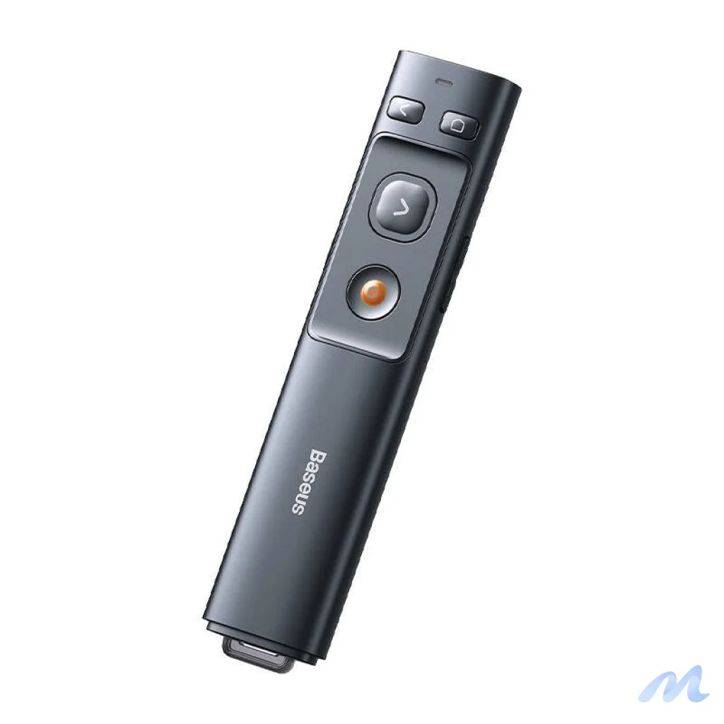 Baseus Orange Dot Multifunctionale remote control for presentation, with a laser pointer - gray