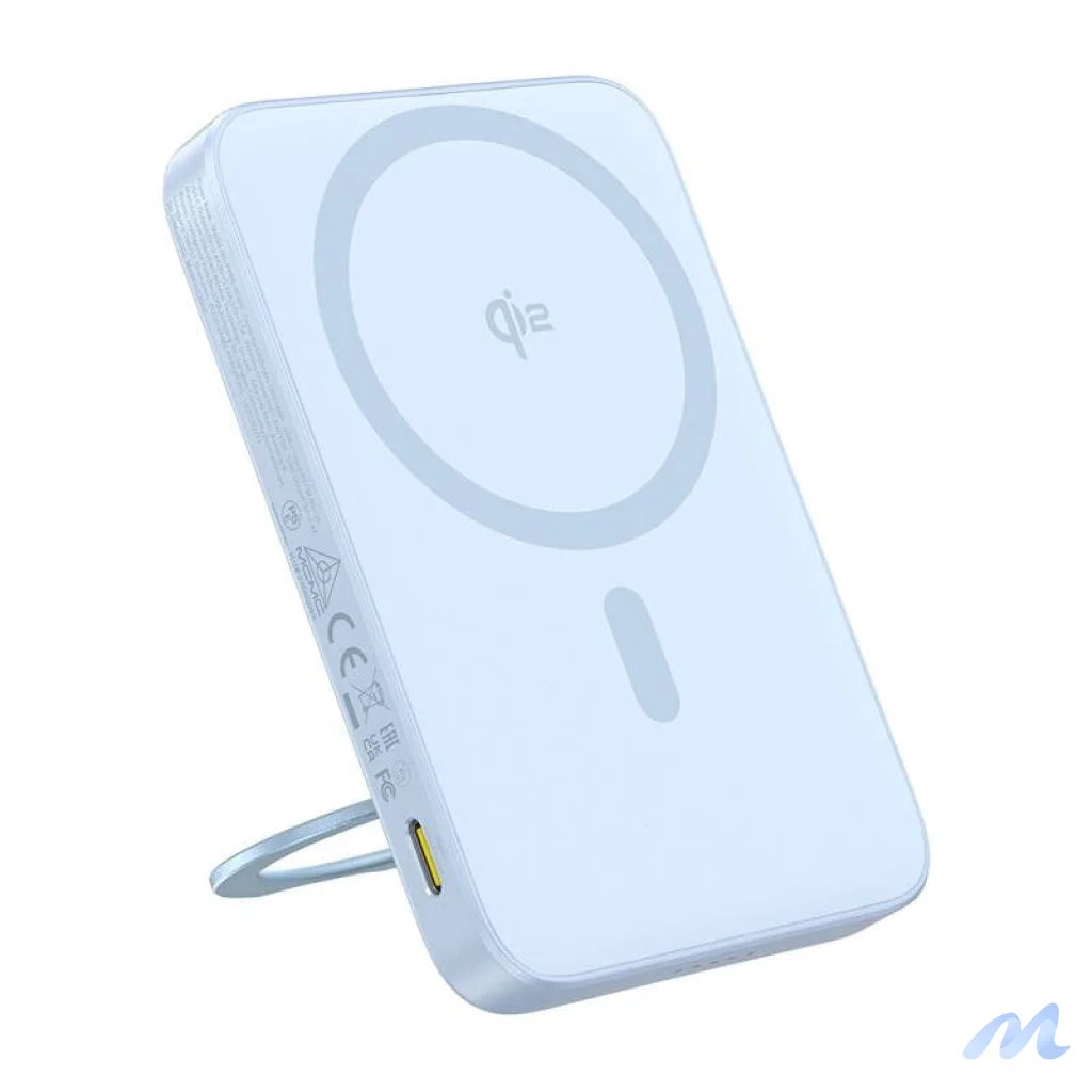 Baseus powerbank with stand PicoGo Qi2 5000mAh 20W (blue)