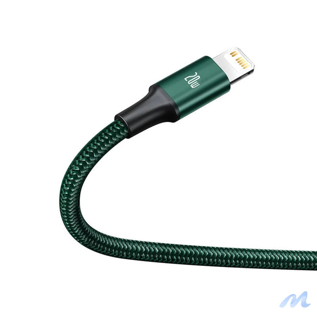 Baseus Rapid Series 3-in-1 cable USB-C For M+L+T 20W 1.5m (Green )