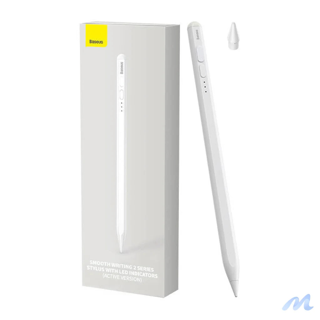 Baseus Smooth Writing 2 Stylus Pen with LED Indicators (white)