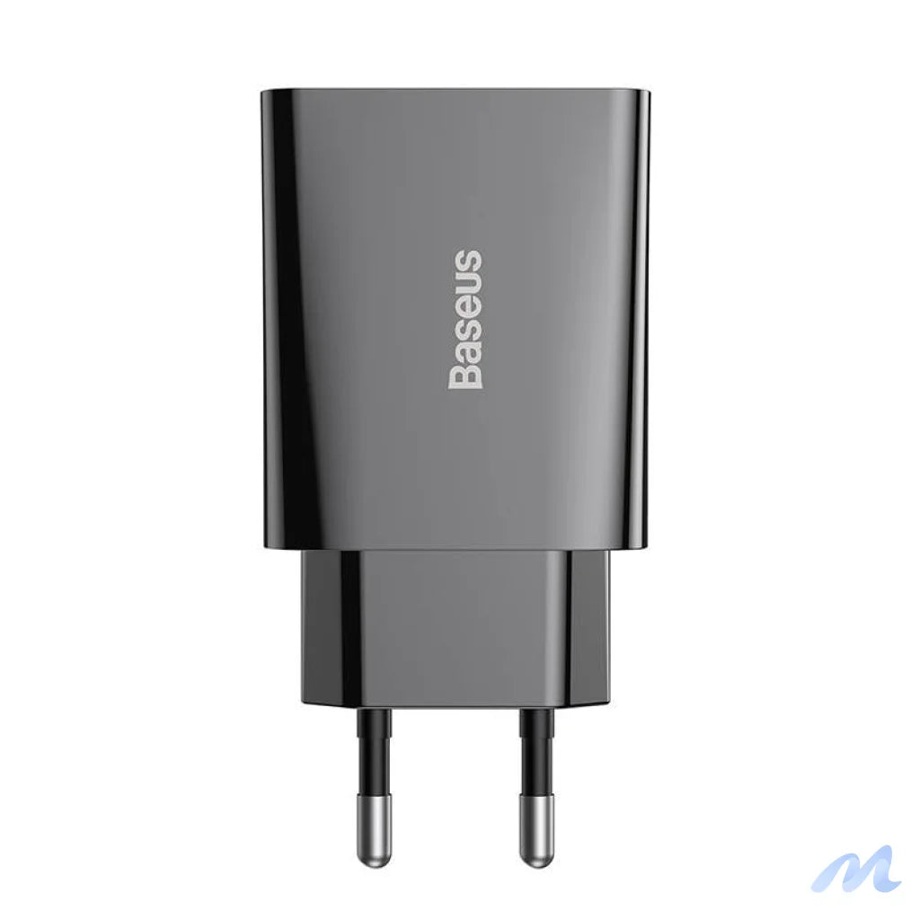 Baseus Speed Mini Quick Charger, USB-C, PD, 3A, 20W (black)