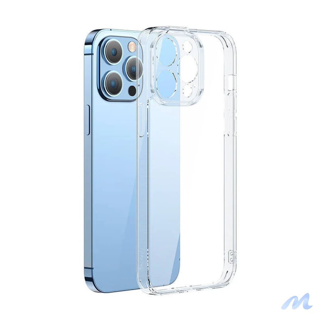 Baseus SuperCeramic Transparent Glass Case and Tempered Glass set for iPhone 14 Plus