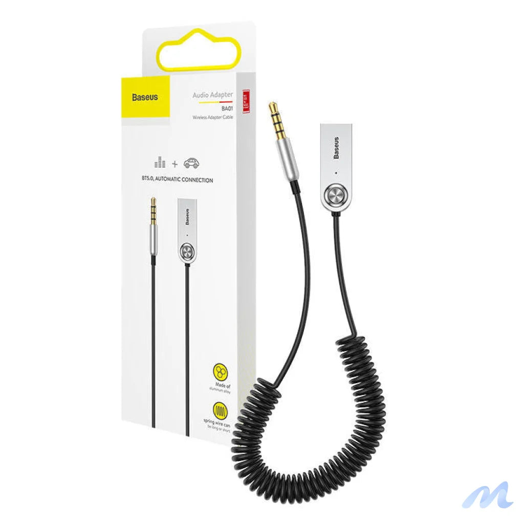 Baseus USB Audio Adapter Bluetooth 5.0 , AUX - Black