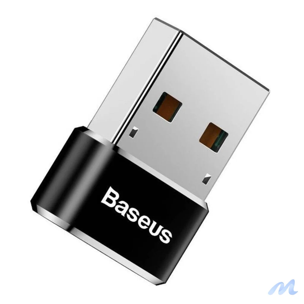Baseus USB-C to USB-A adapter 3A (Black)
