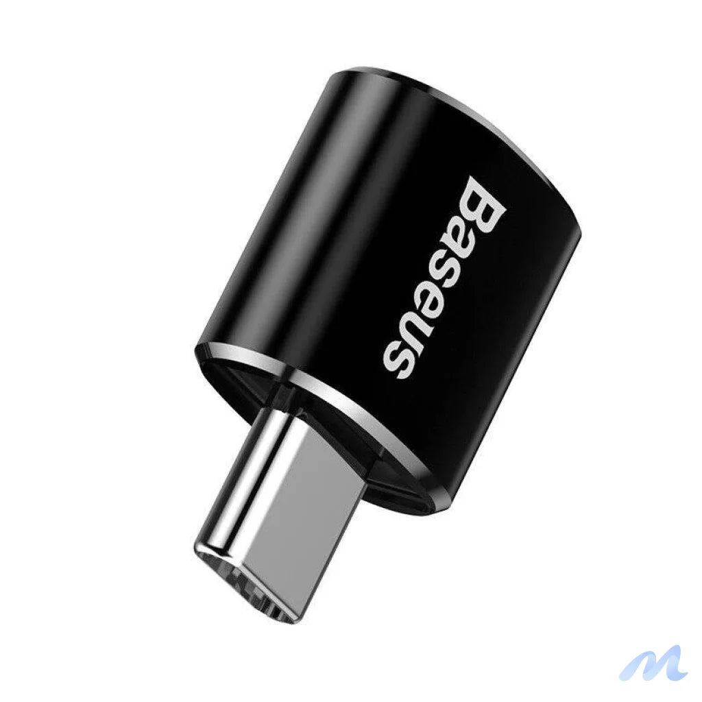 Baseus USB to USB Type-C Adapter 2.4A (Black)