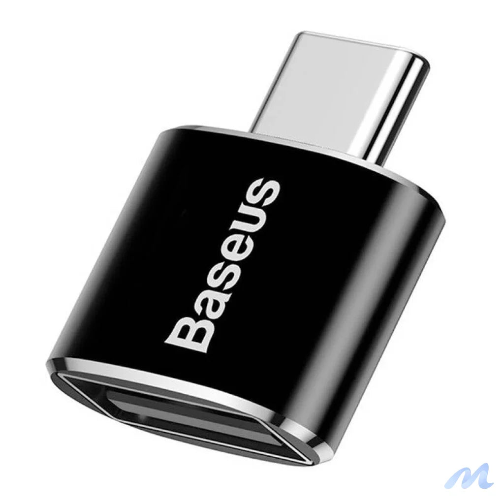 Baseus USB to USB Type-C Adapter 2.4A (Black)
