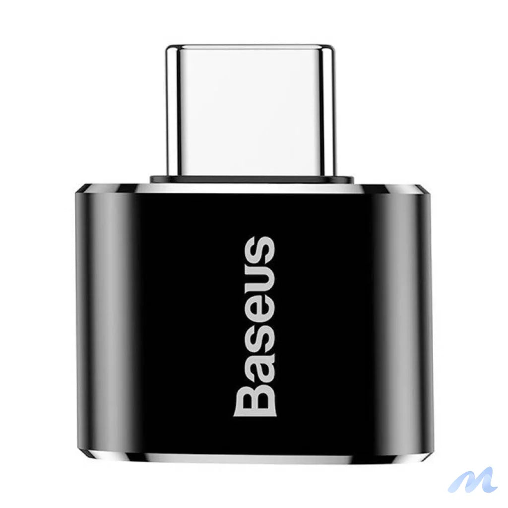 Baseus USB to USB Type-C Adapter 2.4A (Black)