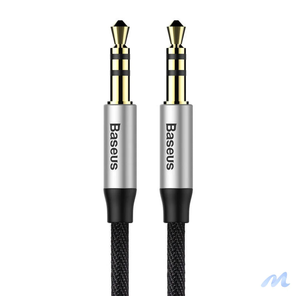 Baseus Yiven Audio Cable Cable 3.5 male Audio M30 1.5M Silver+ Black