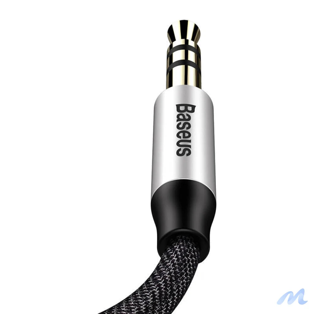 Baseus Yiven Audio Cable Cable 3.5 male Audio M30 1.5M Silver+ Black