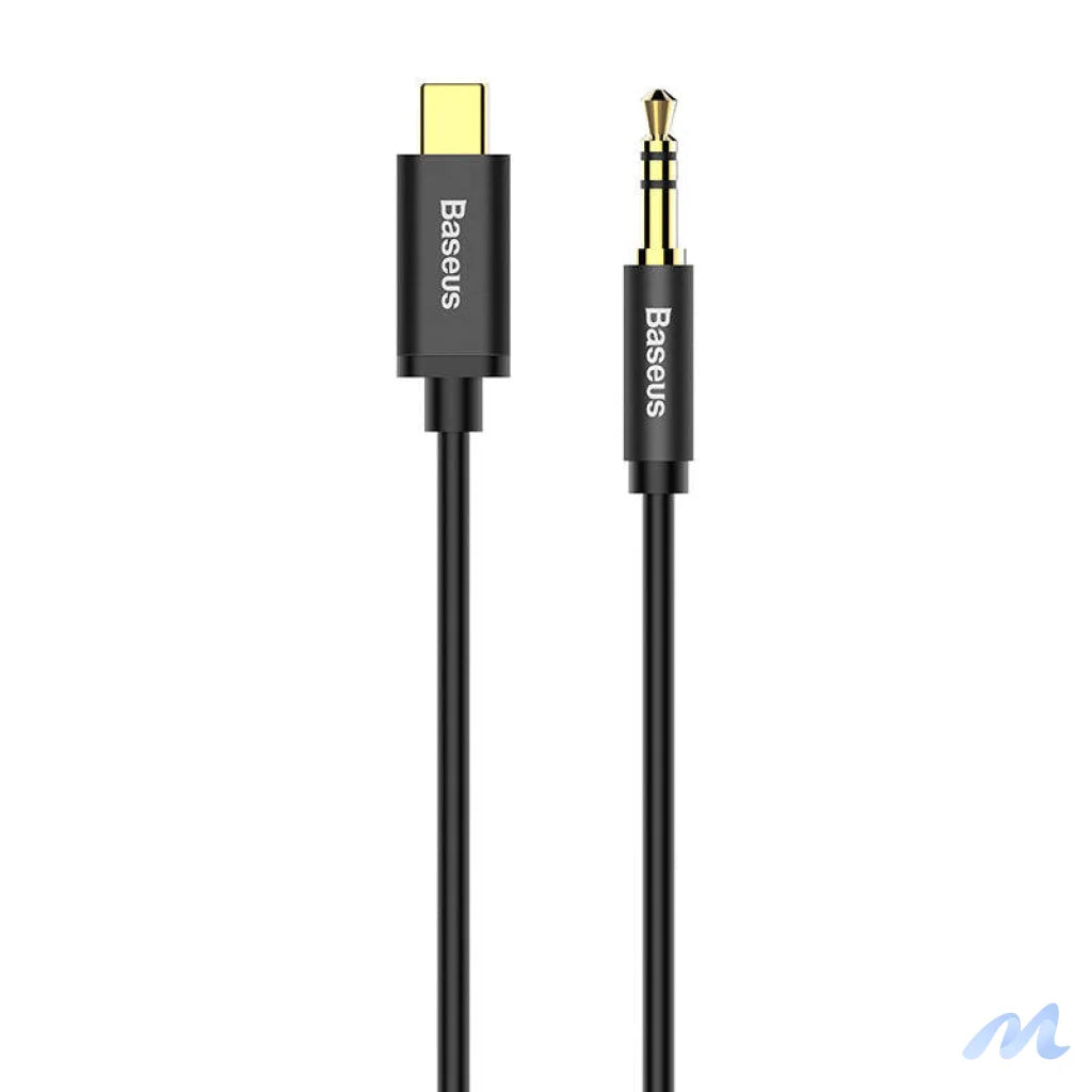 Baseus Yiven Audio cable USB-C to mini jack 3,5mm, 1.2m (Black)
