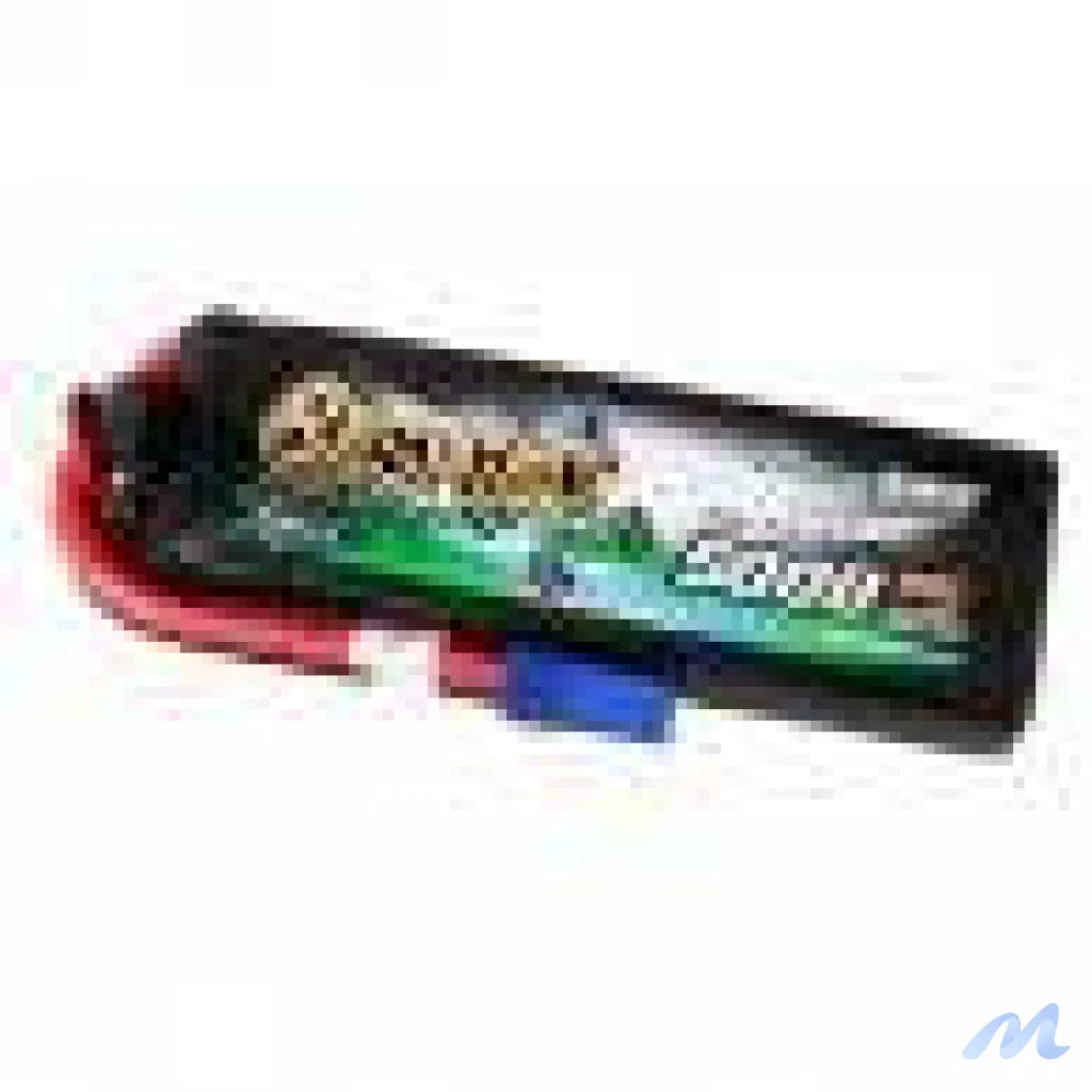 Battery GensAce G-Tech LiPo 5000mAh 11.1V 60C 3S1P, EC2 Plug